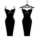 Little black dress Royalty Free Stock Photo