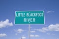 Little Blackfoot River Royalty Free Stock Photo