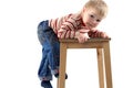 Little blond boy Royalty Free Stock Photo