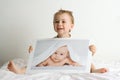 Little blond boys Royalty Free Stock Photo