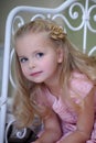 Little blonde girl Royalty Free Stock Photo