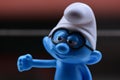 Little Blue Smurfs, Glasses Smurf Royalty Free Stock Photo