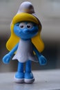 Little Blue Smurfs, Miss Smurf Royalty Free Stock Photo