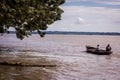 Little boat at Amazon River