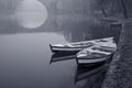 Tamega wooden boats Royalty Free Stock Photo