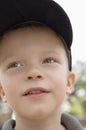 Little Boy in Baseball Cap Royalty Free Stock Photo