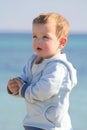Little boy beach portrait 03 Royalty Free Stock Photo