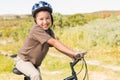 Little boy on a bike ride Royalty Free Stock Photo