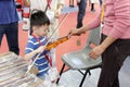 Little boy buy violin