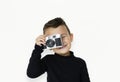 Little Boy Camera Photography Smiling Royalty Free Stock Photo