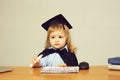 Little boy child student Royalty Free Stock Photo