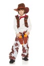 Little boy cowboy Royalty Free Stock Photo