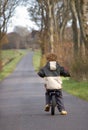 Little Boy Cycling