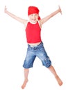 Little boy in dance Royalty Free Stock Photo