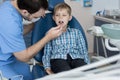 Little Boy at Dental Examination Royalty Free Stock Photo