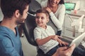 Little boy at the dentist Royalty Free Stock Photo