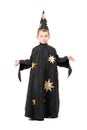 Little boy dressed as astrologer