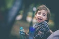 Little boy drink water Royalty Free Stock Photo