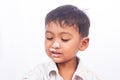 Little boy eating cake Royalty Free Stock Photo