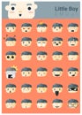 Little boy emoji icons