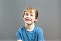 Little Boy Expressions - Happy Smile Royalty Free Stock Photo