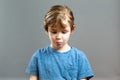 Little Boy Expressions - Rascal got caught Royalty Free Stock Photo