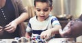 Little Boy Family Baking Homemade Cookie Concept