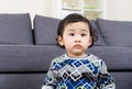 Little boy feel upset Royalty Free Stock Photo