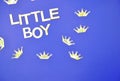 little boy - gift card background Royalty Free Stock Photo