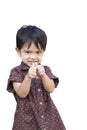 Little boy giving you thumbs up Royalty Free Stock Photo