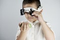 Boy Playing With Slime Royalty Free Stock Photo