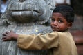 Little boy Kathmandu nepal