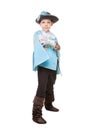 Little boy in musketeer suit