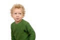 A little boy with a naughty look Royalty Free Stock Photo