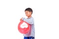 Little boy play balloon Royalty Free Stock Photo