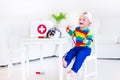 Little boy playing doctor Royalty Free Stock Photo