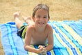 Little Boy at the Pool