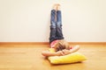 Little boy relax at home Royalty Free Stock Photo