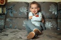Little boy showing tonque Royalty Free Stock Photo