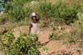 Little boy on the street in Africa Royalty Free Stock Photo