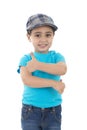 Little Boy Thump Up Royalty Free Stock Photo