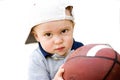 Little Boy Wanting to Play Football