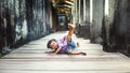 Little boys in Angkor Wat