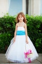 Little bridesmaid Royalty Free Stock Photo