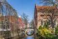 Little bridge over a canal in Amersfoort