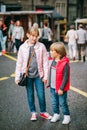 Little brother and sister spending time together Royalty Free Stock Photo