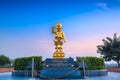 Little Buddha Gold Statue Lumbini Nepal