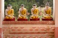 Little Buddha statues in Myanmar