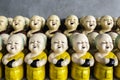 Little buddhist monk dolls Royalty Free Stock Photo