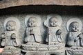 Little buddhist sculptures in Wenshu Monastery Royalty Free Stock Photo